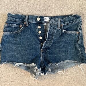 Agolde Dark Denim Shorts | Size 25